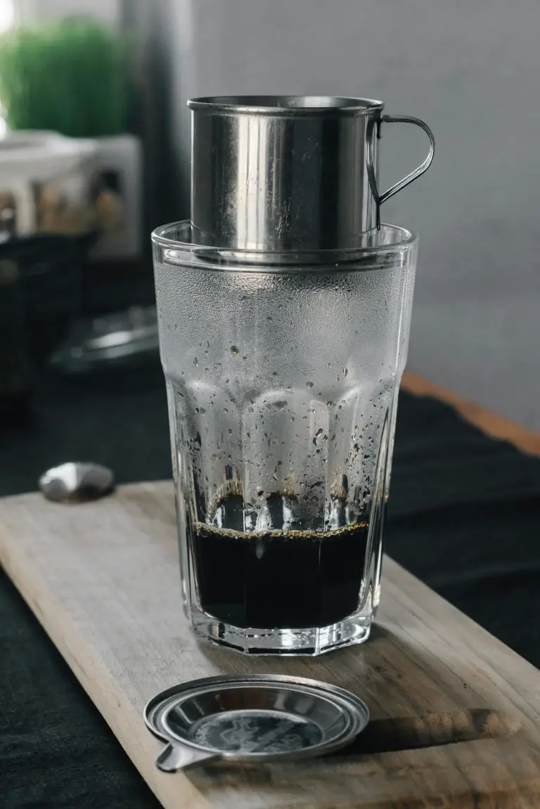 Coffee being Brewed in a Glass